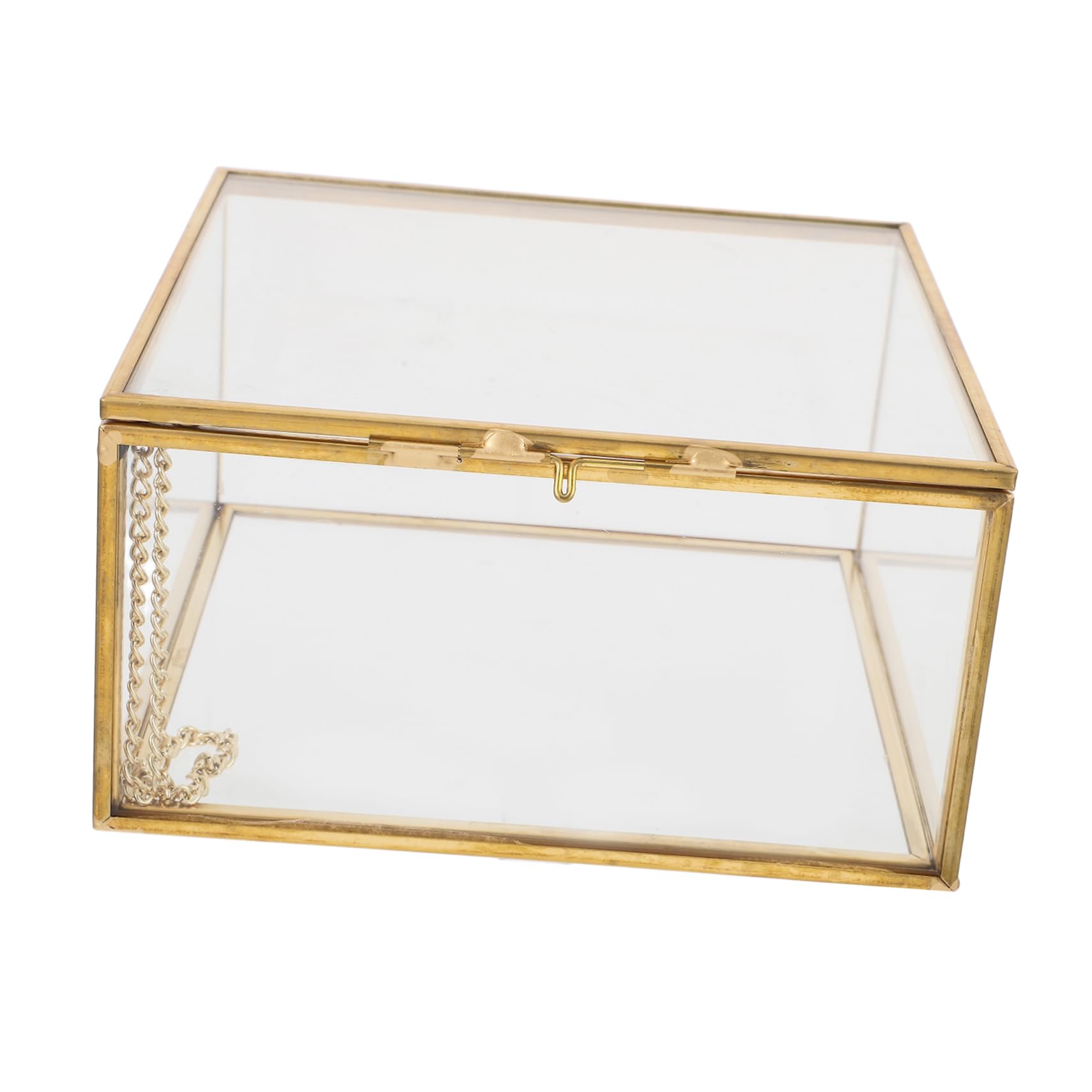 Caja De Almacenamiento De Joyería De Transparente Organizador Decorativo Para Accesorios Caja Lidded Para Exhibición y Almacenamiento De Bisutería y Cosméticos