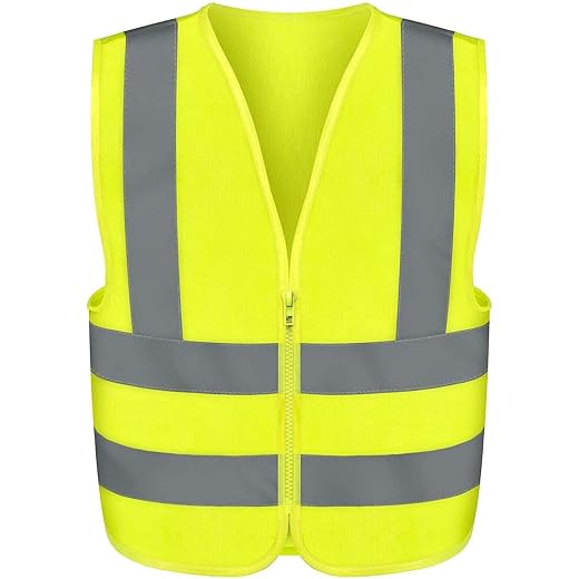Neiko High Visibility Safety Vest with Reflective Strips