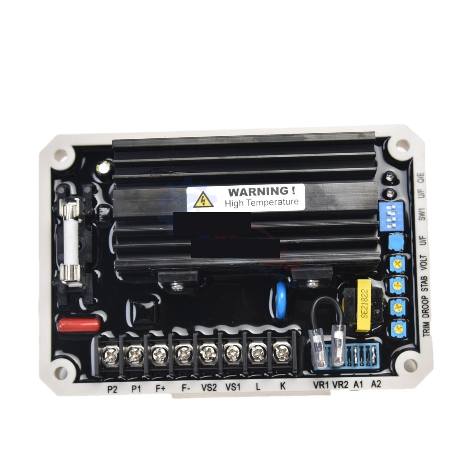 CSKWLLNBC 1PCS AVR EA16A Automatic Voltage Regulator 16KVA 16A for Brushless Generator 400HZ with PLC Paralleling Controls(EA16A 50Hz)