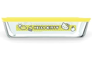Hello Kitty 3-Cup Glass Food Storage: Embark on a Culinary Adventure with...