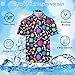 Xdceu Men’s Golf Polo Shirts Retro 80s Print Mens Polo Shirts 90s Funny Polo Shirts Quick-Dry Moisture Wicking Golf Shirts