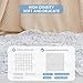 Softan Muslin Swaddle Blankets for Baby Girl & Boy, 47X47In Receiving Blankets for Newborn, Swaddle Blanket Set Soft Silky & Breathable,Blue Rainbow and Five-Pointed Star, 4 Pack