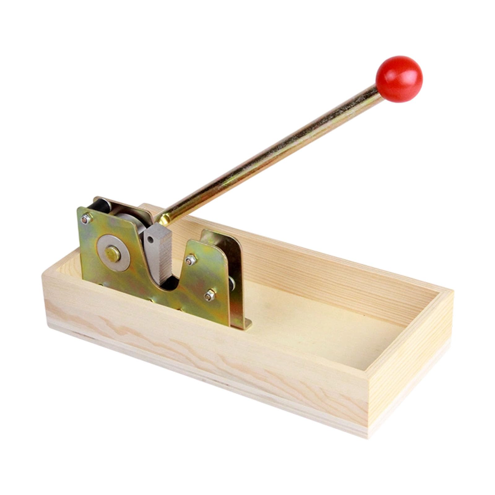 Xjdzineq Multifunctional Nut Sheller Tool for Almonds Hazelnuts Pistachios Nonslip Grips Kitchen Gadget with Wood Metal Construction Wooden Metal Nut Crackers Opener Tool