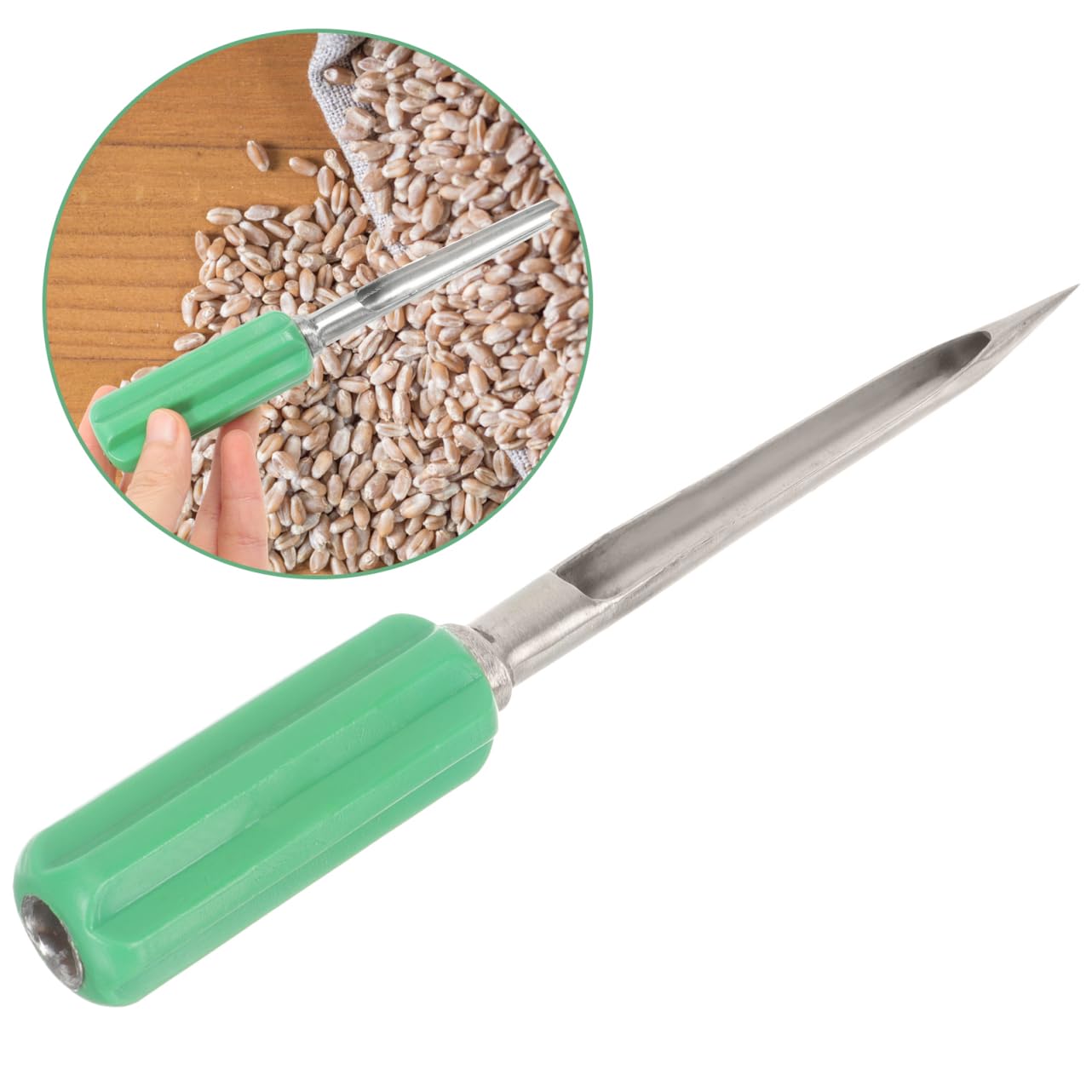 SUPVOX Outil Dexpérimentation Échantillonneur De Céréales En Métal Tube Déchantillonnage Pour Échantillonnage De Céréales En Extérieur