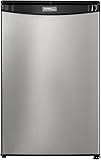 Danby DAR044A4BSLDD-6 4.4 Cu.Ft. Mini Fridge, Compact All Refrigerator for Bedroom, Living Room, Bar, Dorm, Kitchen-in Stainless Steel Look, Stainless Stainless Fridge