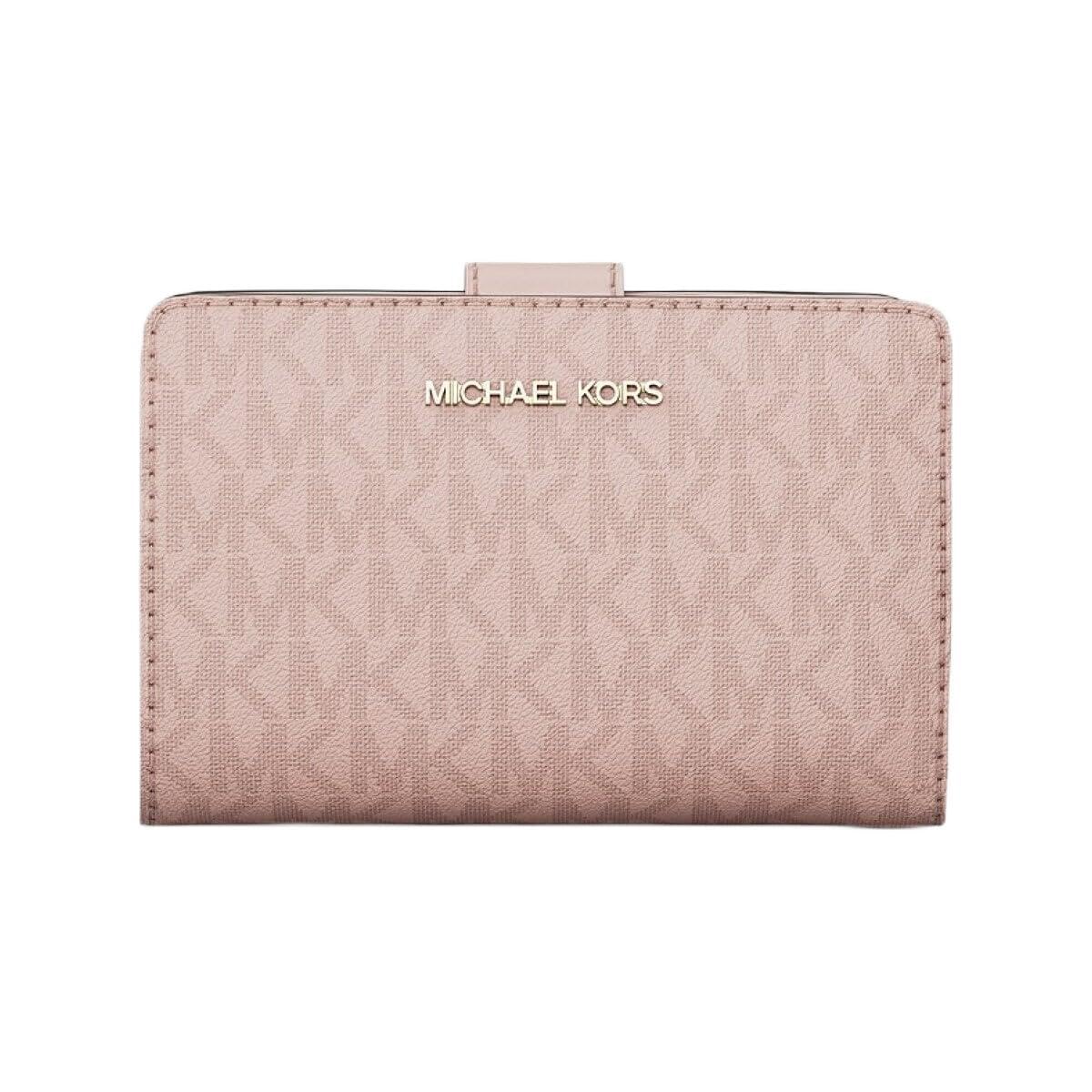 Michael Kors Portafoglio da donna Jet Set Bi-Fold Portafoglio, Fard in polvere, Casual