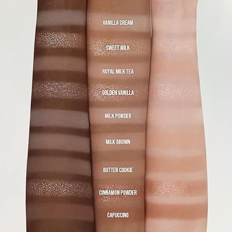 💖 Shadow Milk Cookie Palette 💖 Dasque Shadow Palette #07 Milk Latte - 9 Blendable Shades!