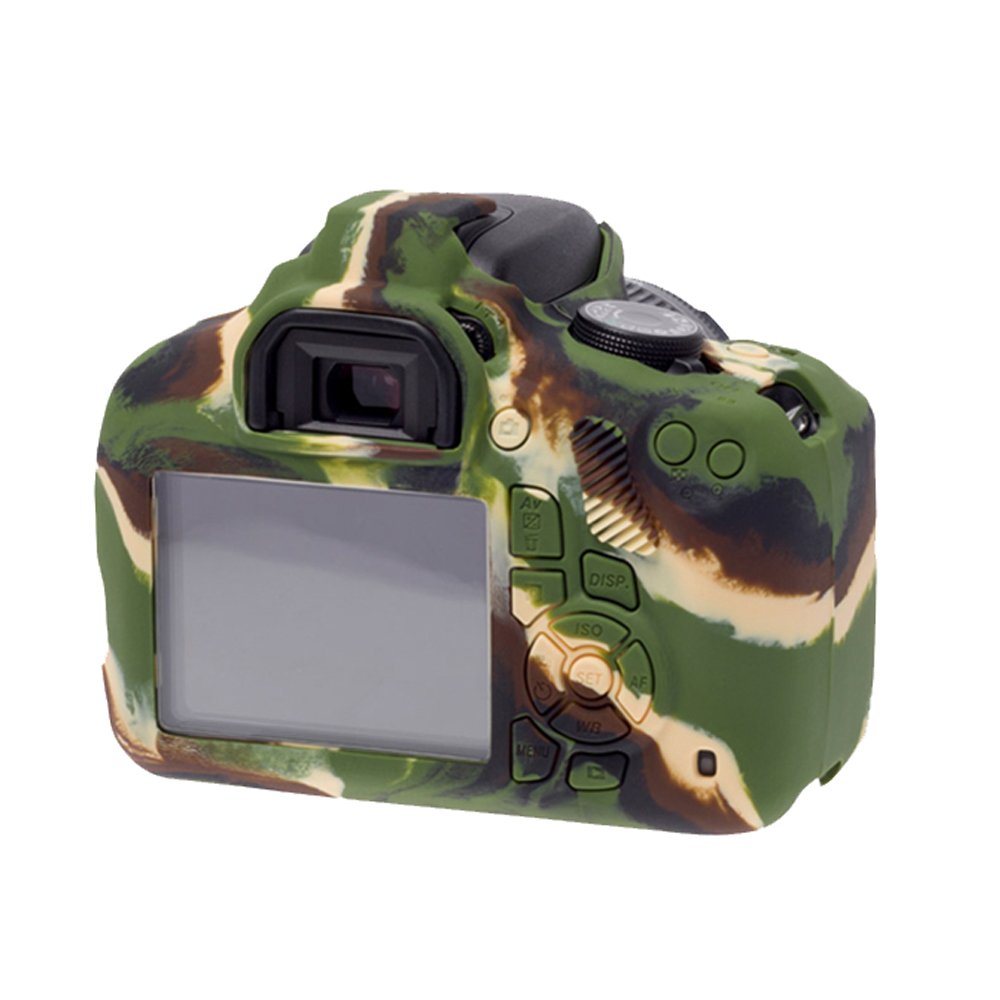 EasyCover Silikonowe etui ochronne na aparat Canon EOS 1200D - kamuflaż