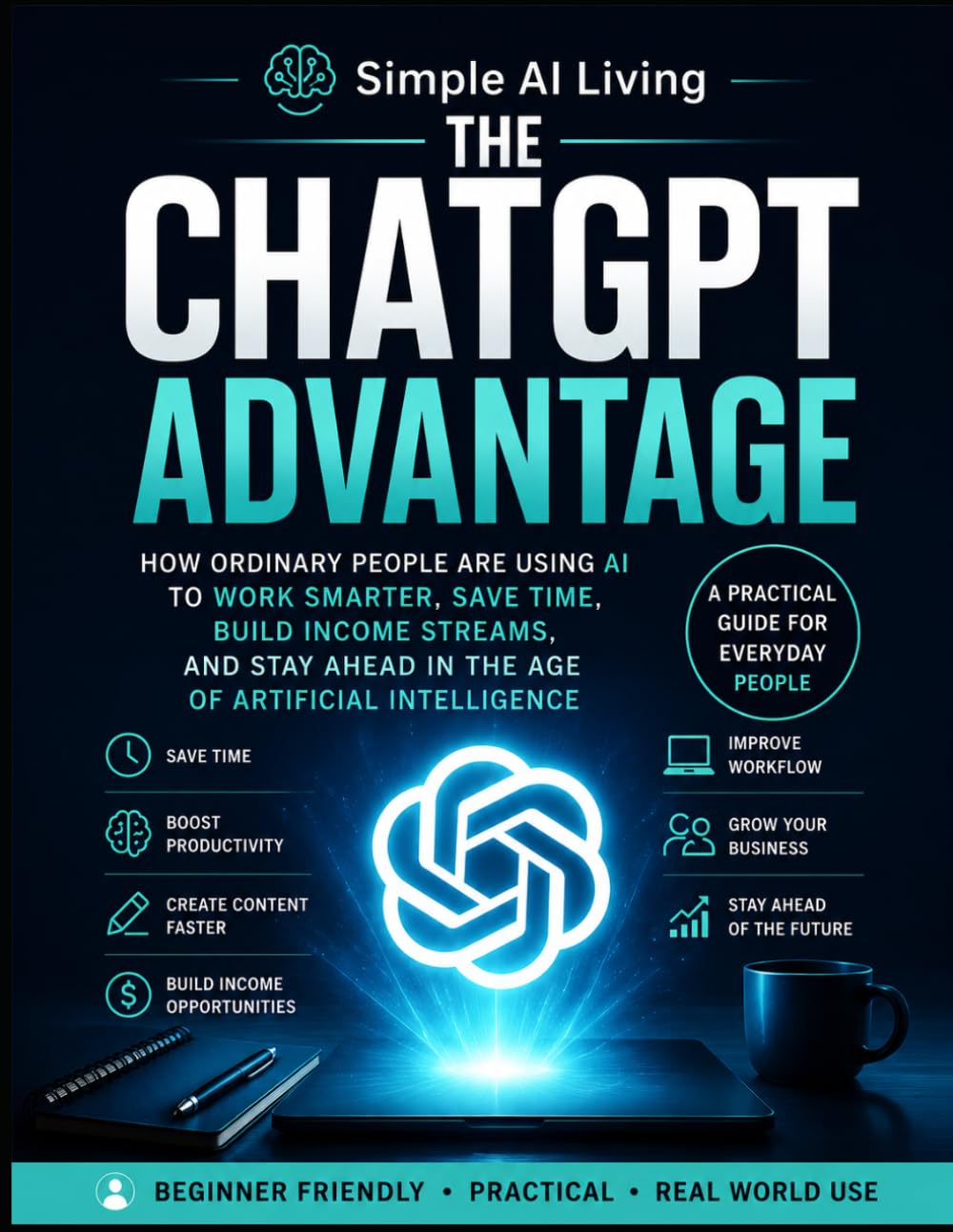 The ChatGPT Advantage: How Ordinary People Are Using AI to Work Smarter, Save Time, Build Income Streams, and Stay Ahead in the Age of Artificial Intelligence (Simple AI Living)
