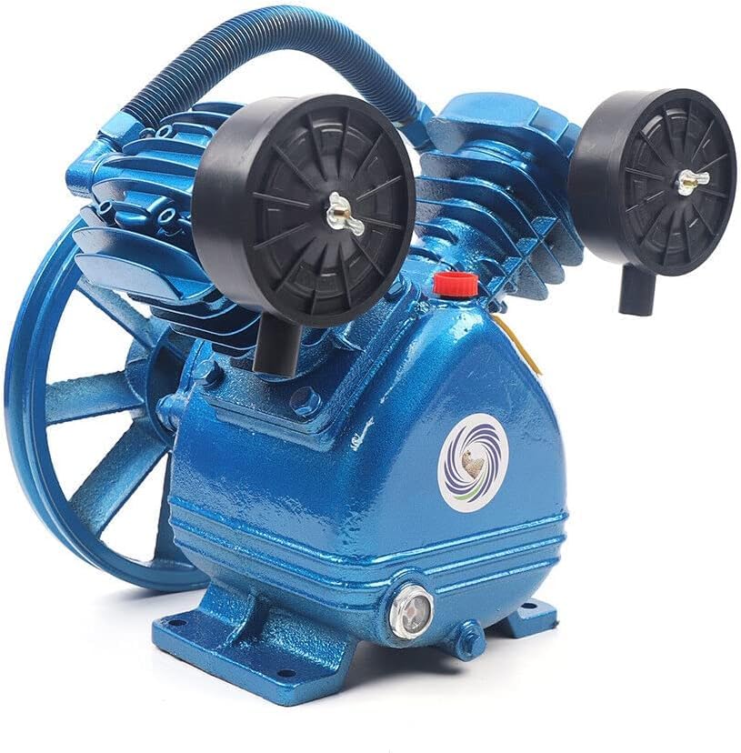 Głowica sprężarki powietrza 8 bar 1,5 kW agregat kompresora sprężonego powietrza 115 psi typ V jednostopniowy cylinder sprężarka głowica pompy, sprężarka tłokowa, sprężarka powietrza