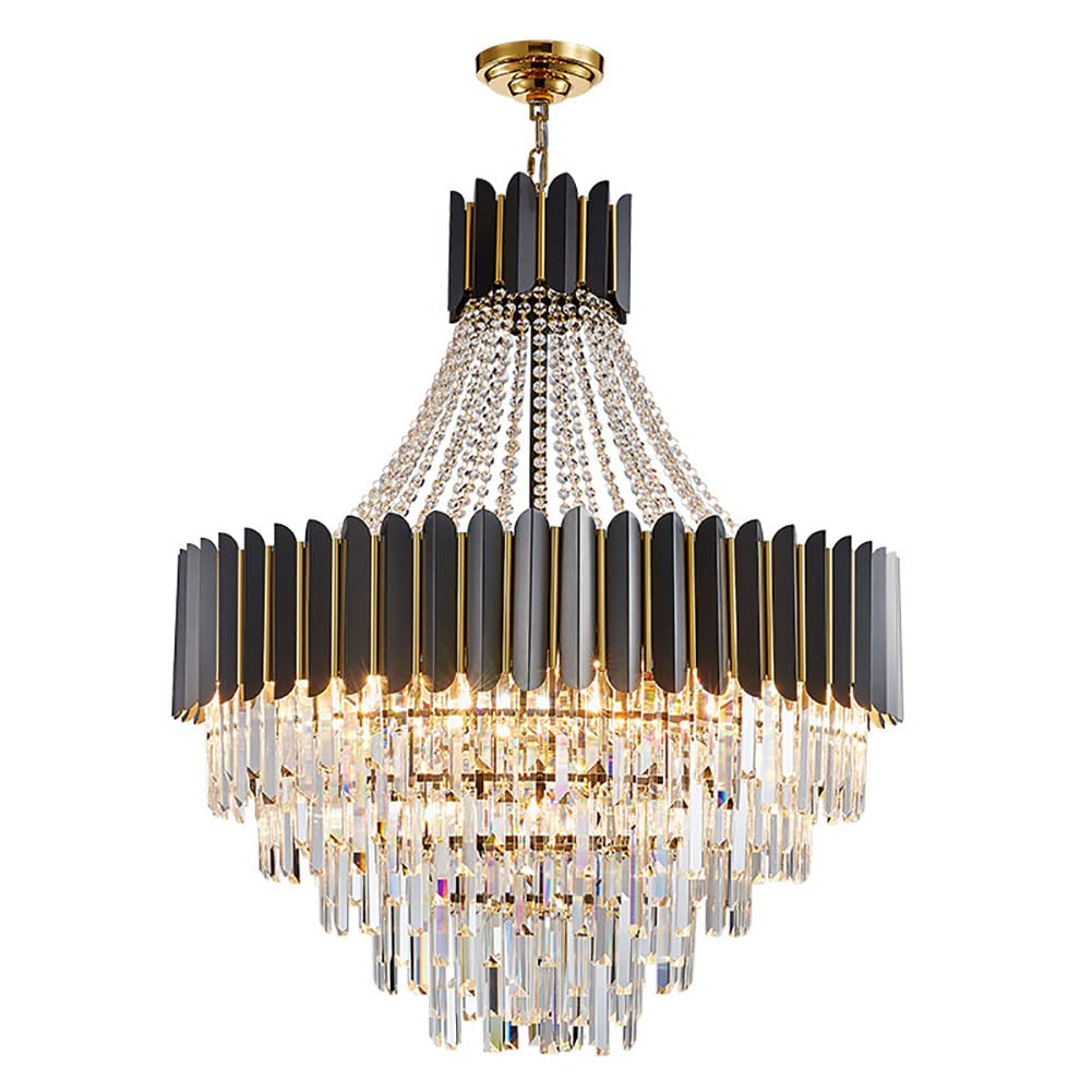 Lustre de luxe en cristal moderne pour sublimer les repas dans votre salle à manger