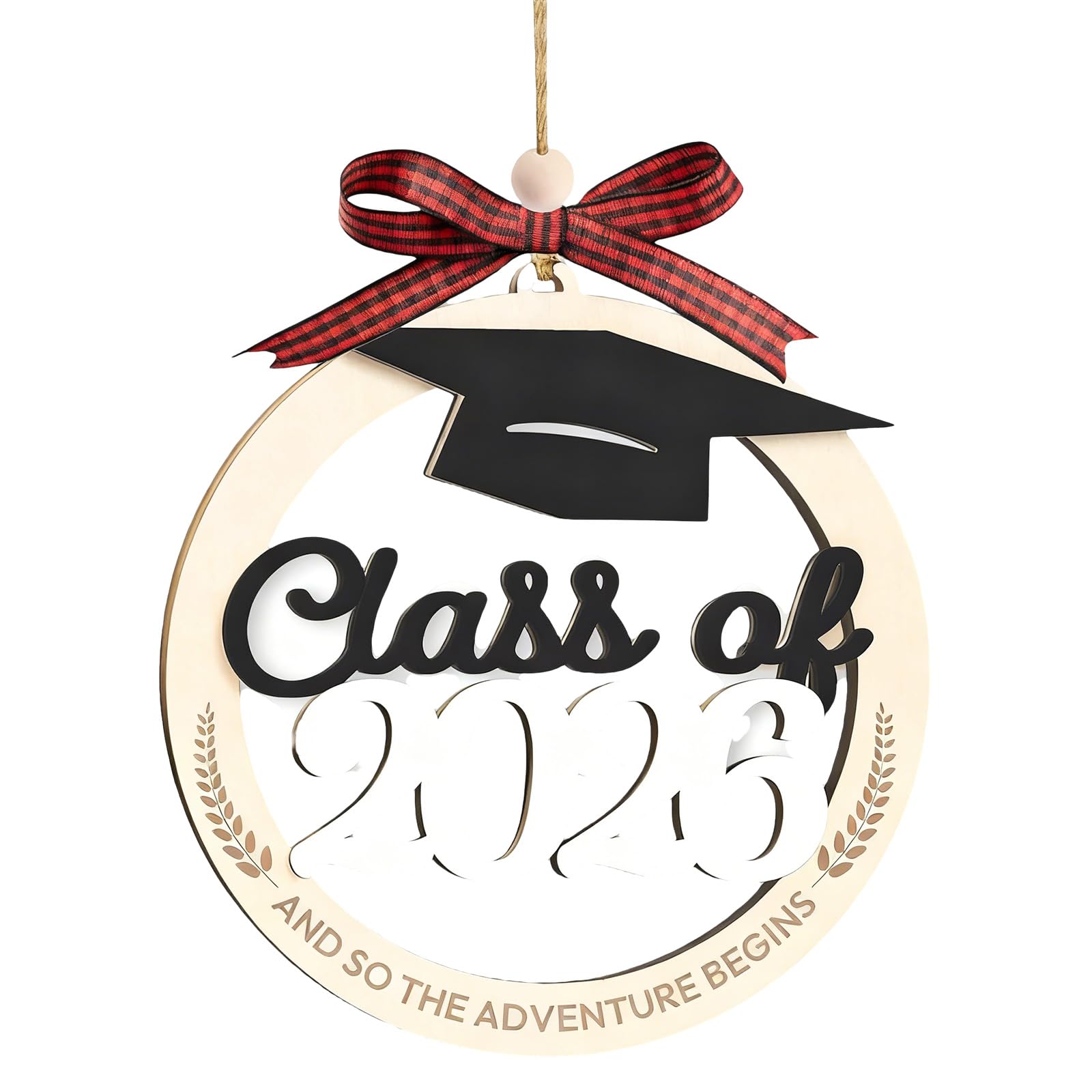 Elnwnnkc C Elnwnnk Natural Wood Graduation Decoration For Lass Of 2026 And 2025 Safe Sign Suitable For Multiple Occasion Party Decoration