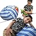 Stuffed Animal Storage Bean Bag Chair | Perfect Storage Solution For Extra Blankets / Pillows / Covers / Towels / Clothes | by Wonderfix (Blue)