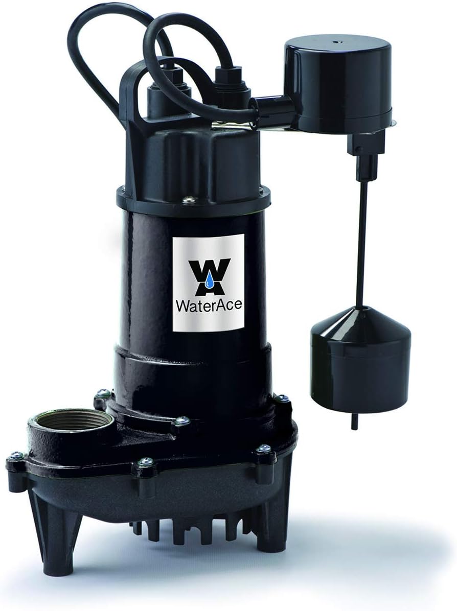 WA50CSV Sump Pump, Black