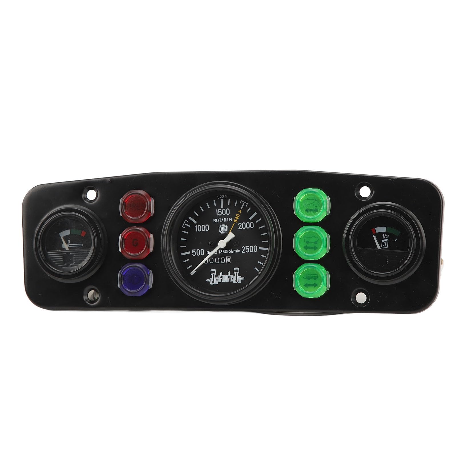 Jauge Automatique 3 en 1, Kit Complet pour Triple Voiture, Tachym¨¨tre de Temp¨¦rature de L'eau de Haute Pr¨¦cision, Niveau D'huile, Tableau de Bord pour V¨¦hicule Tracteur 12V