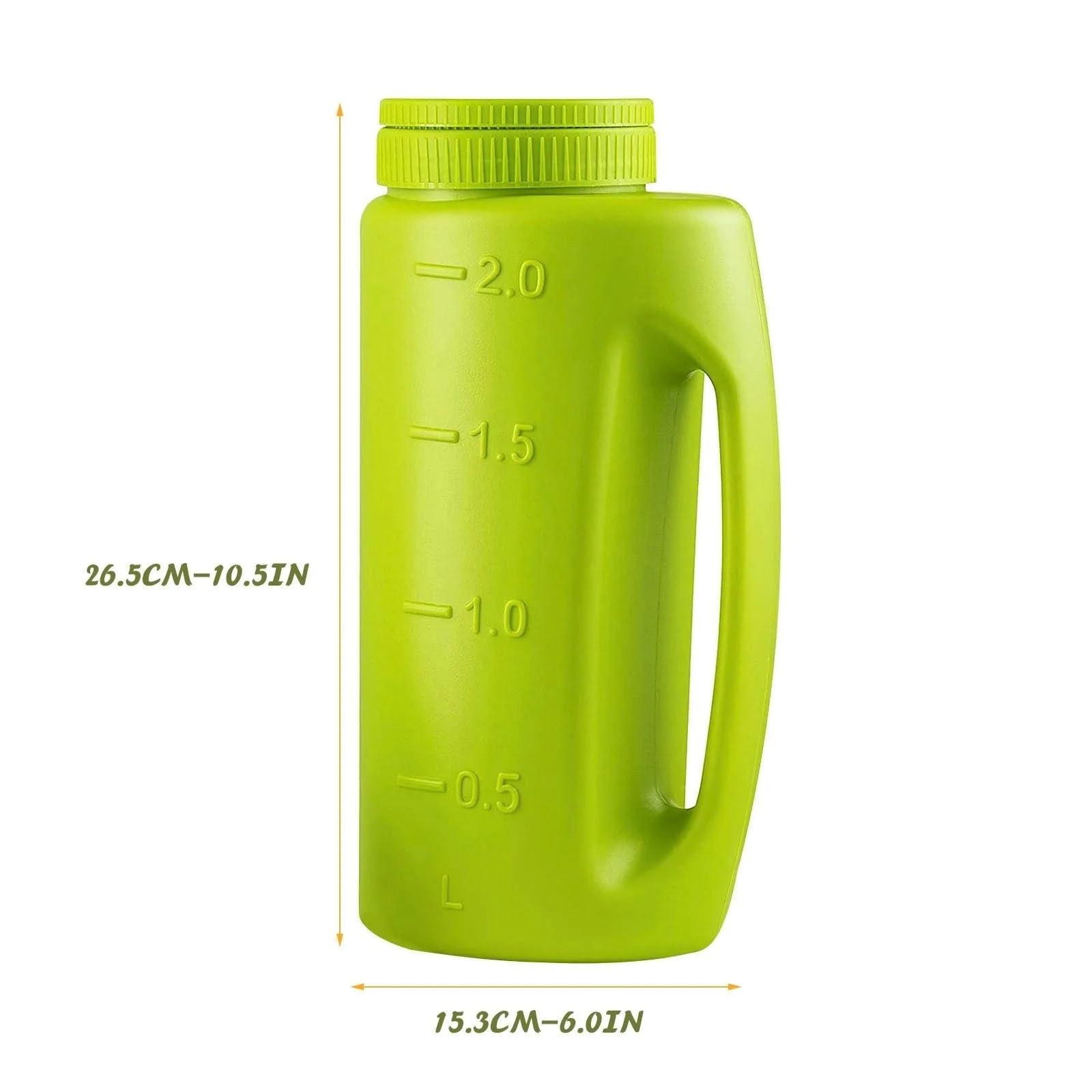 Strumenti Agricoli Fertilizzante manuale regolabile, spandiconcime per ghiaccio e neve, spandiconcime per bottiglie, fioriera, attrezzi da giardino Strumenti per Semina(Green)