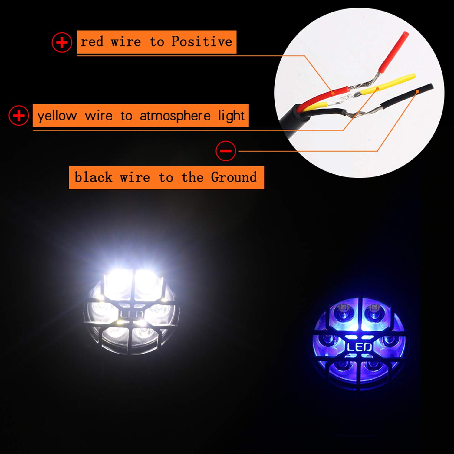 Amazon | Athiry 4インチ 42W ライトポッド 4000LM LEDポッド オフ
