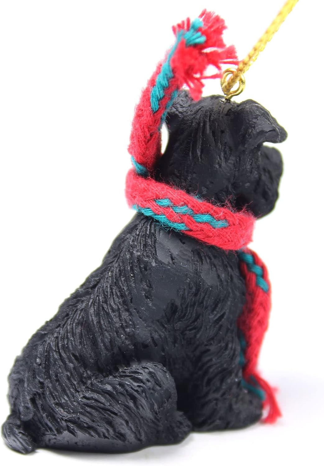 Conversation Concepts Schnauzer Tiny Miniature One Christmas Ornament Black Uncropped - Delightful!