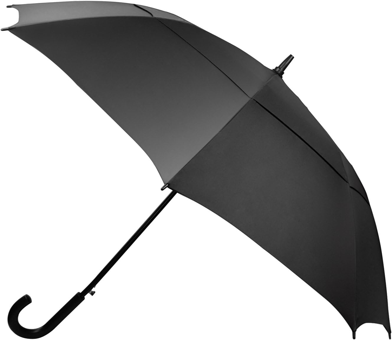 Becko Auto Open Umbrella Long Umbrella with Double Canopy