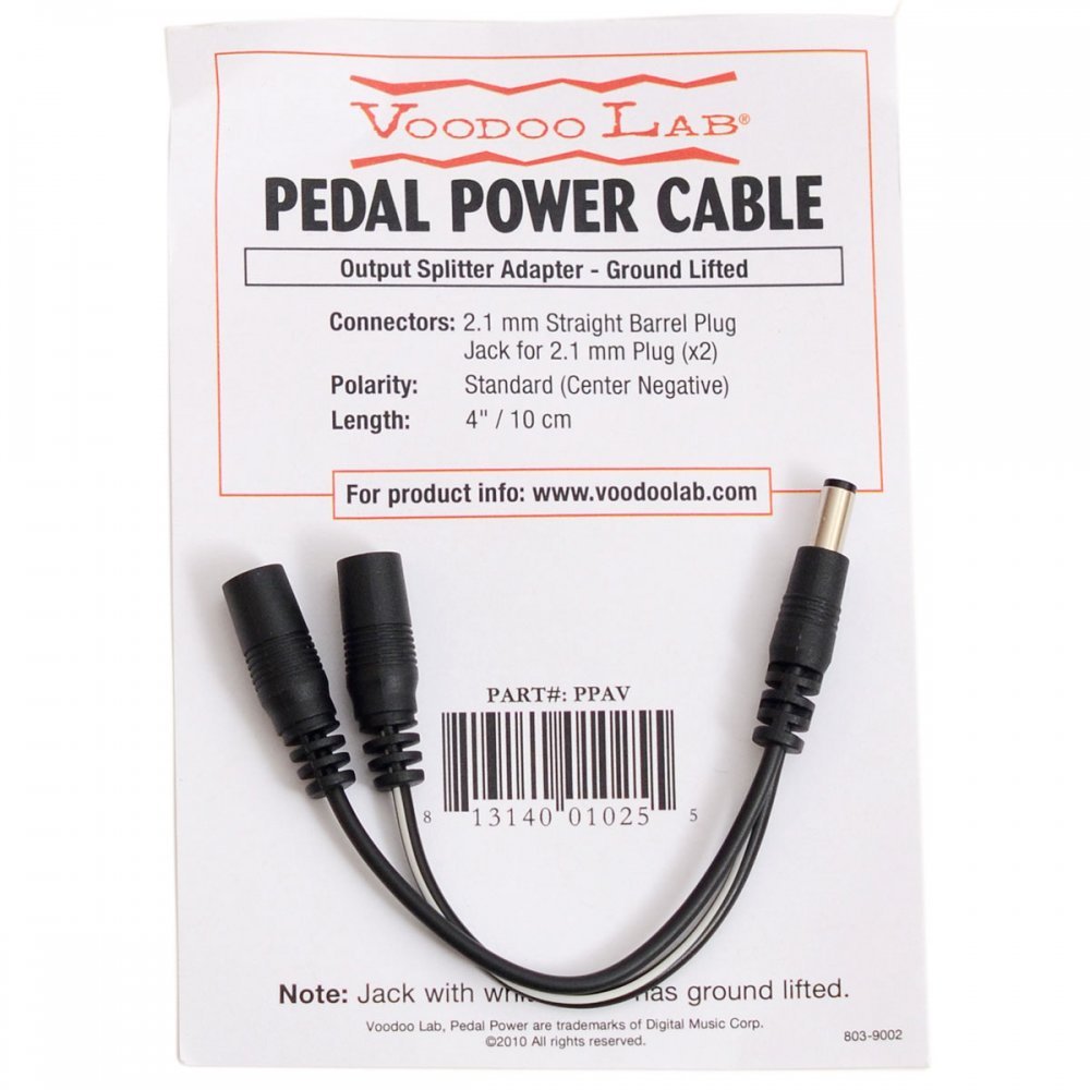 Voodoo Lab PPAV Output Splitter Adapter Cable (Ground Lifted)