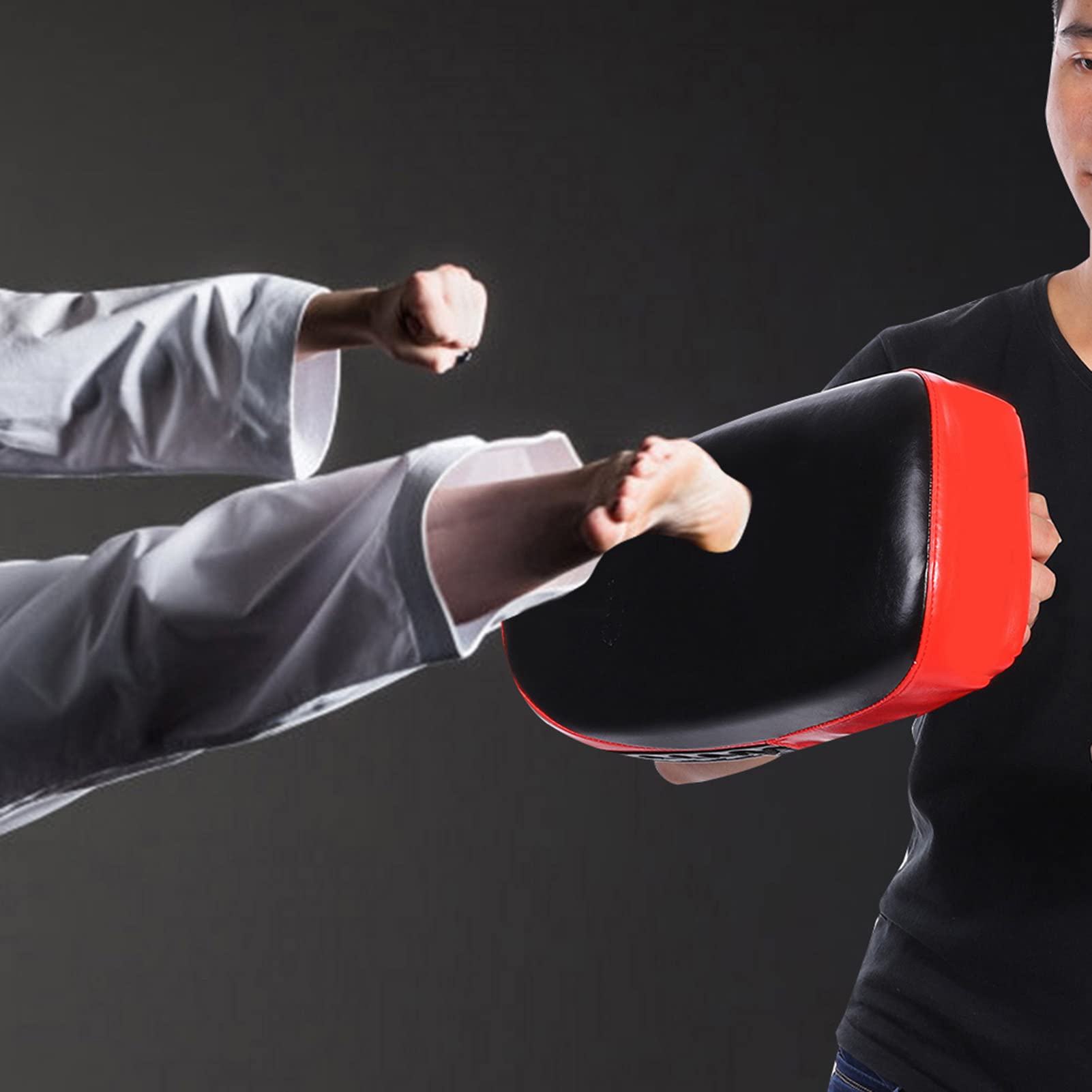 Muay Thai Boxeo Kicking Curve Pad Mano Pies Objetivo Golpear Señal de Entrenamiento
