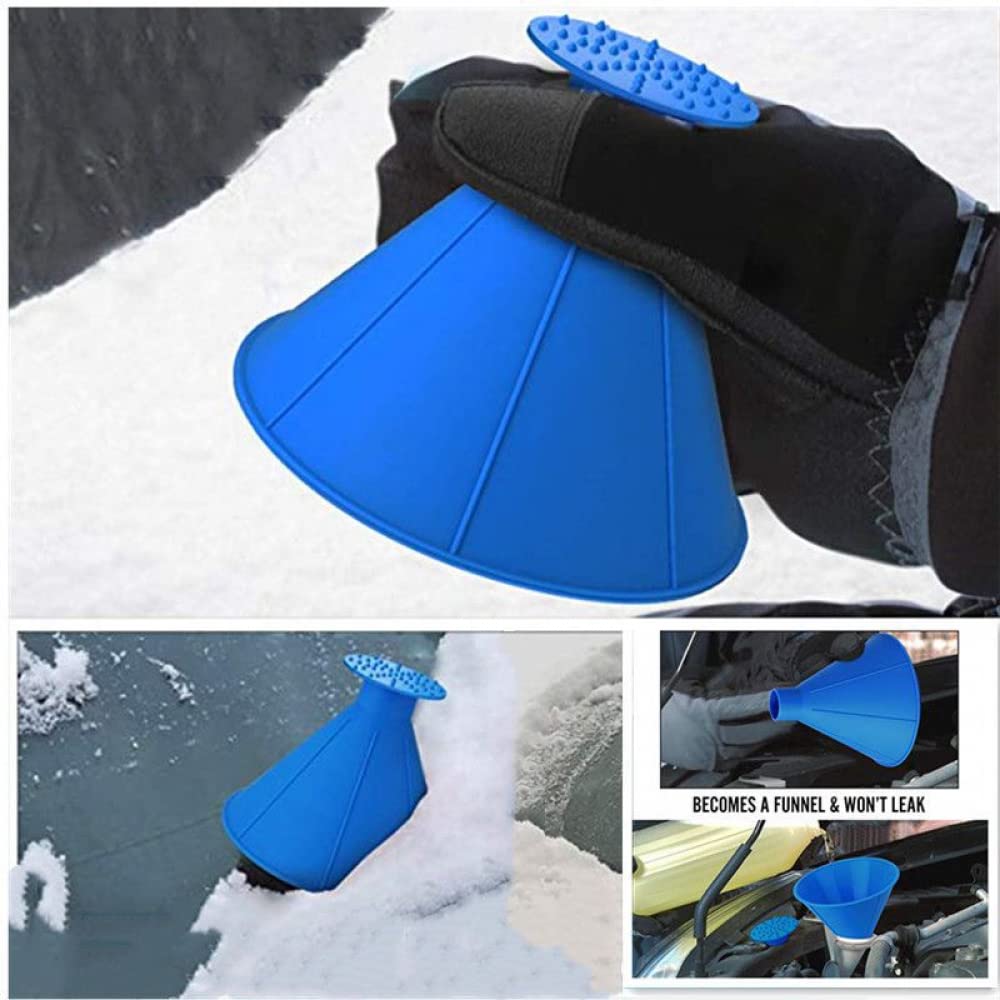 Auto Magic Snow Remover Eiskratzer Fenster Windschutzscheibe Öltrichter Schaufel Fensterkratzer Enteisungskegel Eiskratzer Schneeschaufel