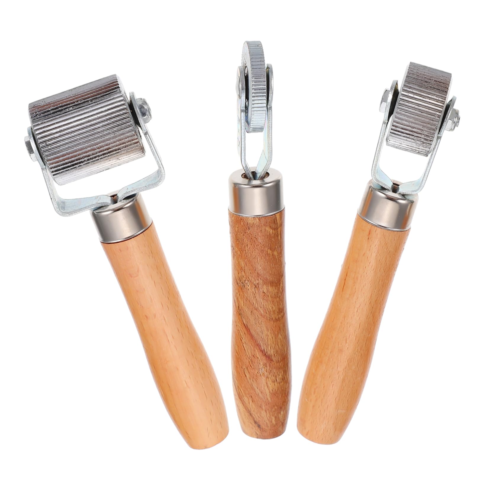 Didiseaon Herramienta Sellado de 3 Piezas Neumáticos para Coche Reparar en Rodillos de Presión de Madera y Acero Eficaz y Buen para Reparación Ruedas