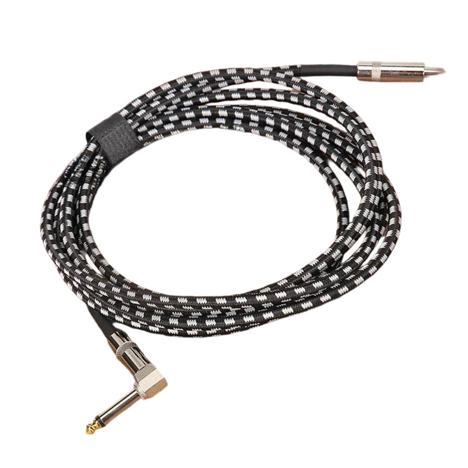 Zestaw Kabli Gitarowych Kabel Do Gitary Elektrycznej Z Redukcją Szumów 1/4 Cala Nadaje Się Elektronicznych Wzmacniaczy Perkusyjnych Wysokimi Tonami Basowymi(3.0m)