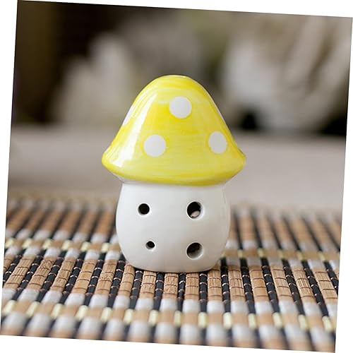 Miniatura 2 de ERINGOGO 3 unids ocarina instrumento de flauta de madera adulto seta ocorina niños collar collar instrumento musical clásico instrumentos de viento