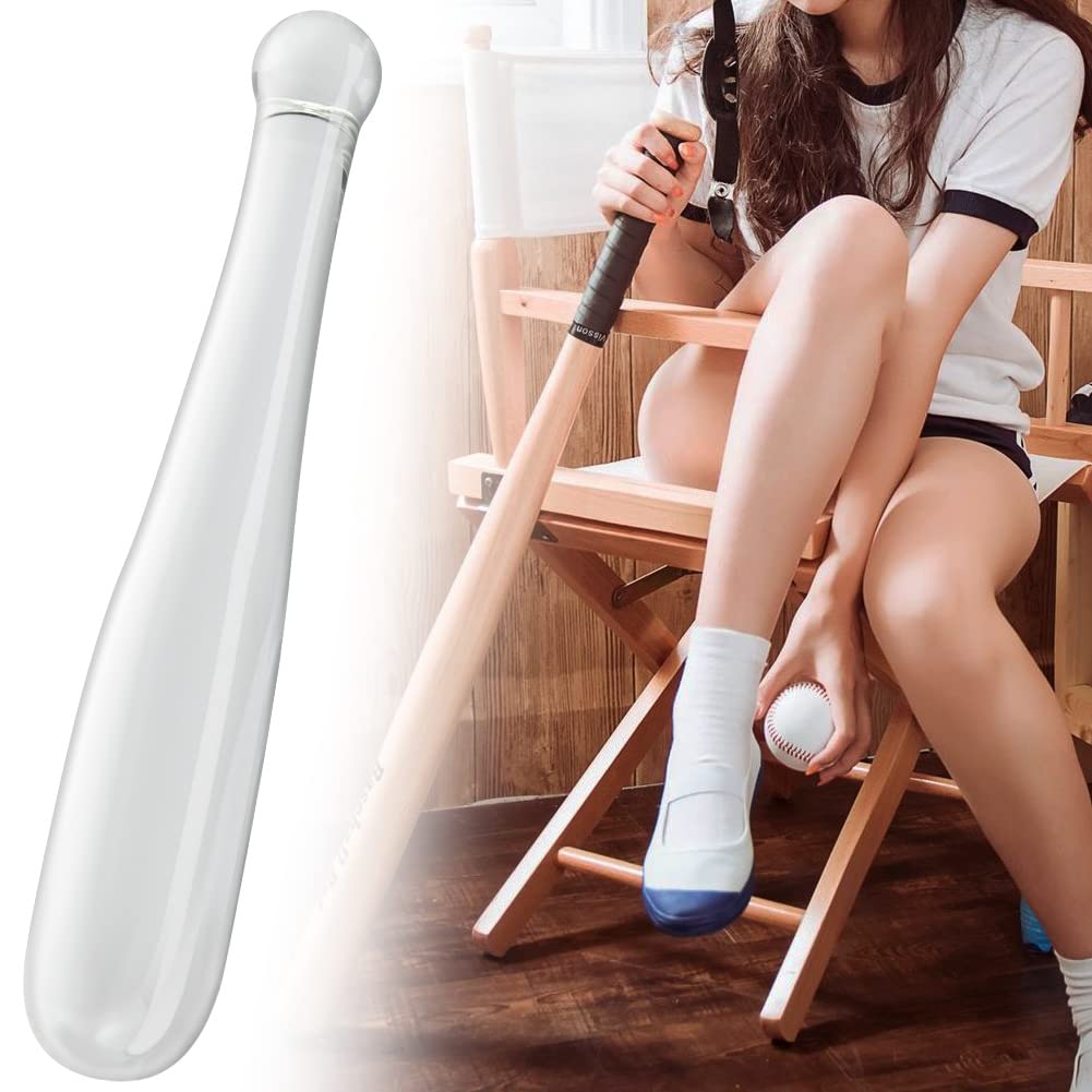 Glass Anal Plug Dildo Anal Próstata Masturbación Masaje Juguete Adulto Tamaño Grande y Pequeño Masculino y Femenino Universal Anal Sex Ass Plug Glass Rod Sex Toy (L)