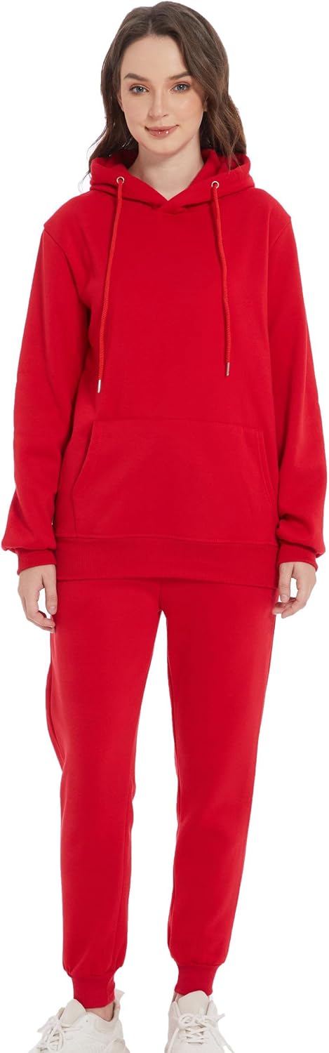 BAICAIYU Women's Hoodies and Sweatpants Suit 2 Pcs Outfits Men's Tracksuit Hooded Pullover Sweatsuits Jogger Sets