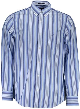 GANT Elegant Light Blue Short Sleeve Mens Shirt, Small