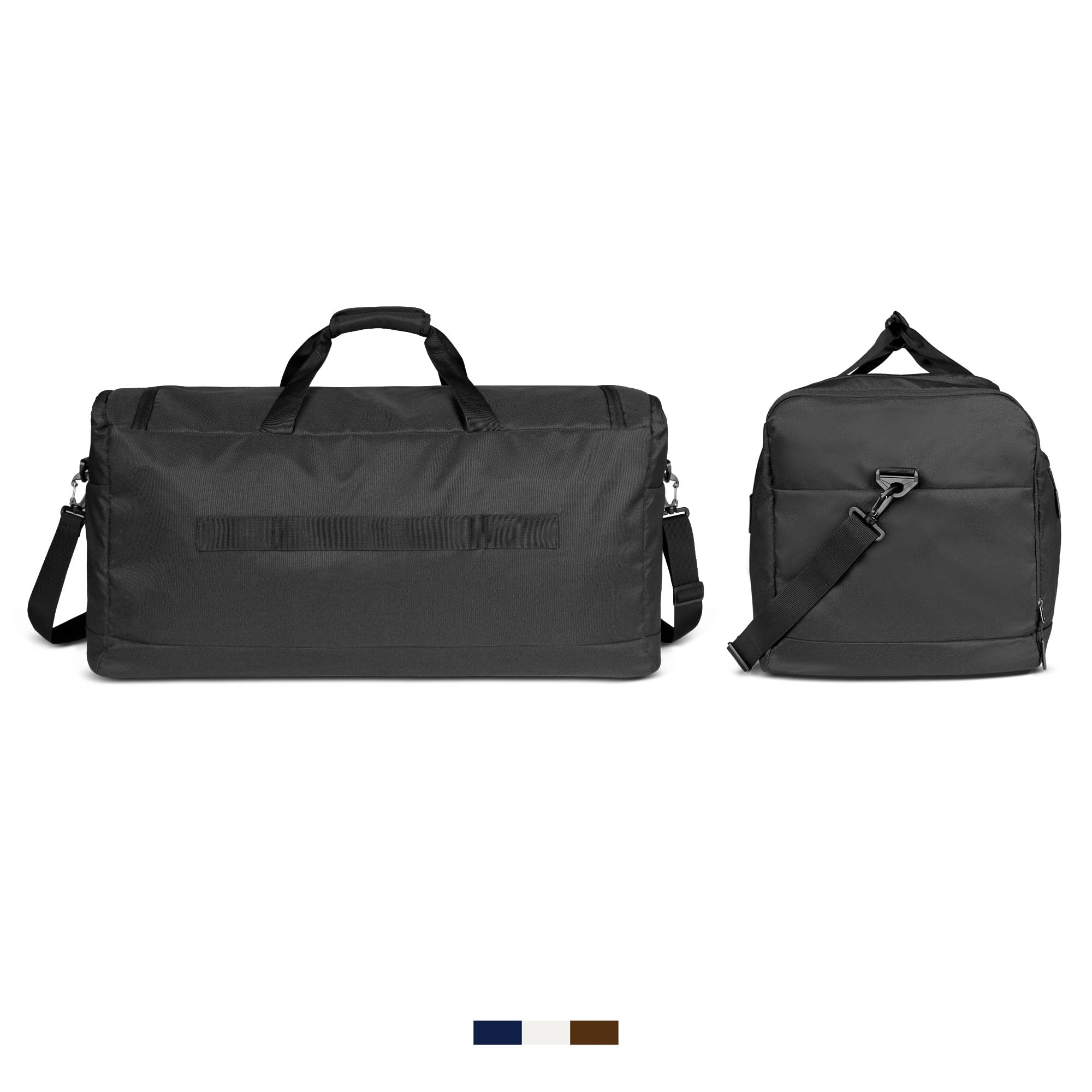 bugatti Mare Basic – walizka unisex, duża torba weekendowa z systemem mocowania do wózka, czarna
