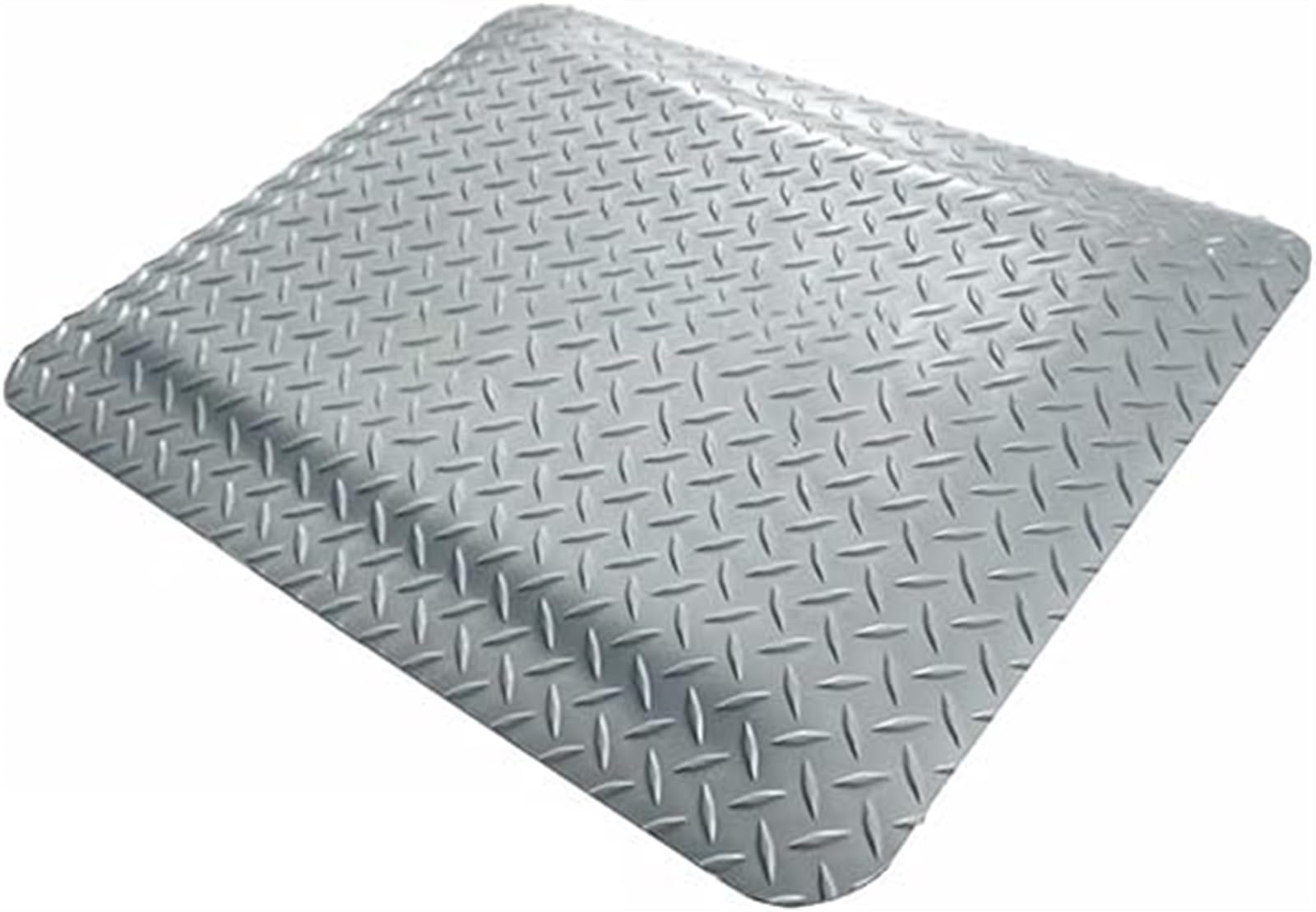 OWOHYG Durable Anti Fatigue Comfort Standing Anti Fatigue Mats Industrial Ergonomic Standing Floor Mat Work Mats For Standing Standing.Grey-50x50x2cm
