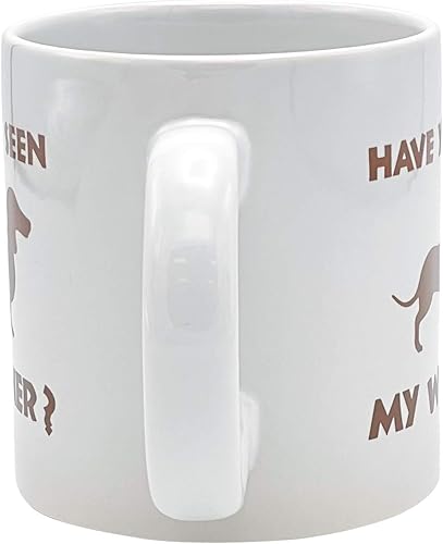 Miniatura 3 de Island Dogs Giant Seen My Wiener - Taza novedosa, 22 onzas, color blanco