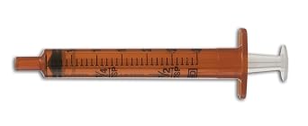 BD Medical Systems 305209 Oral Syringe with Tip Cap, Non-Sterile, 10 mL Capacity, Amber Pack of 500