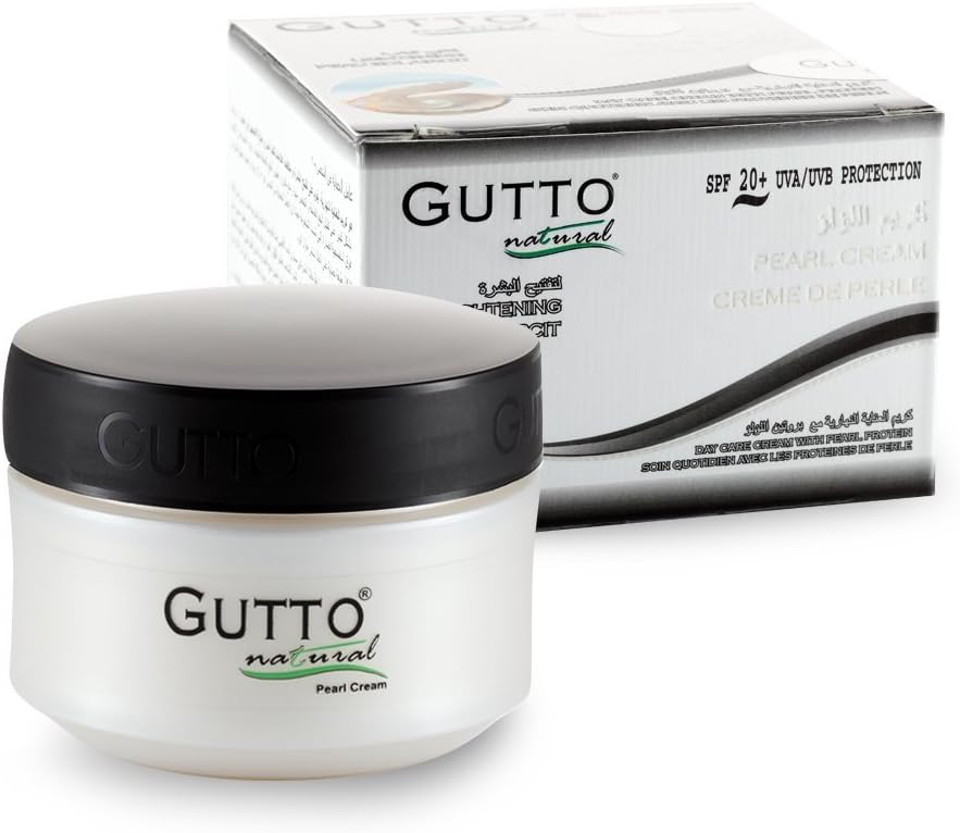 GUTTO PEARL FACE CREAM 50ML Anti Wrinkles Acne Redness Freckles Blemishes