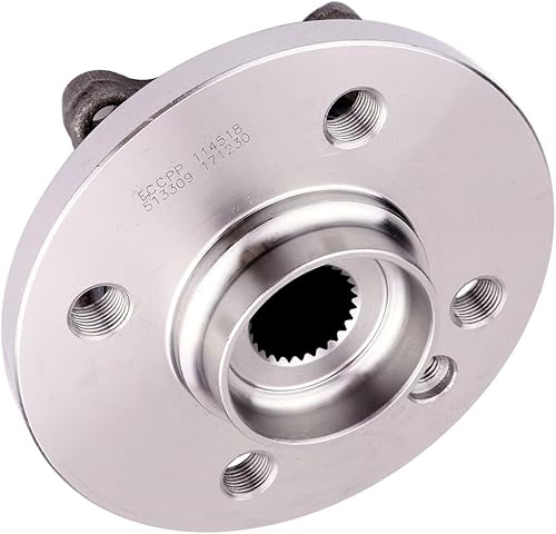 Miniatura 6 de SCITOO 4 unidades de cojinete de rueda delantera y trasera 512427 513309 apto para Mini Cooper 2006-2015 sin ABS 4 lengüetas