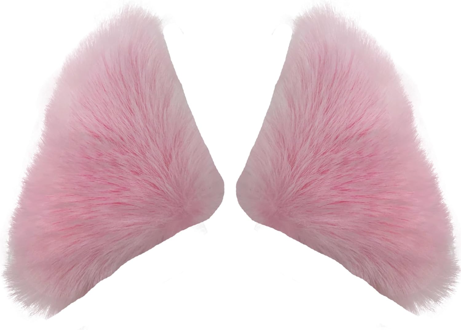 Agymo Fox Wolf Cat Ears Clips, Animal Furry Ears,Christmas Halloween Ears,Cosplay Costume Accessory Funny Gifts