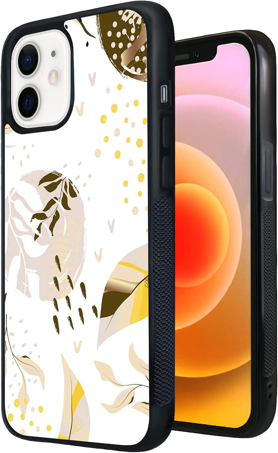 Compatible with iPhone 12 Case for Women - INMAN Phone Case for iPhone 12 Pro Case Girls Flowers Pattern for iPhone 12 Cases Shockproof Silicone Protective Cover : Cell Phones & Accessories