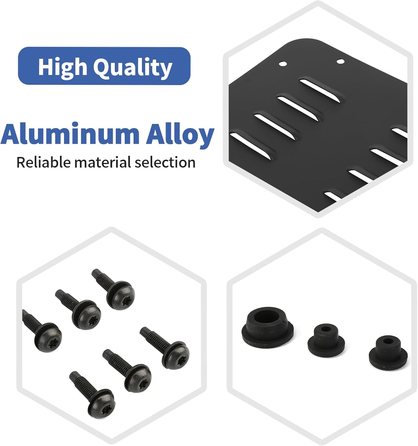 for Jeep JK Tailgate Vent Plate Cover Fit for Jeep Wrangler JK JKU 2007-2017 Black Spare Tire Delete Accessories