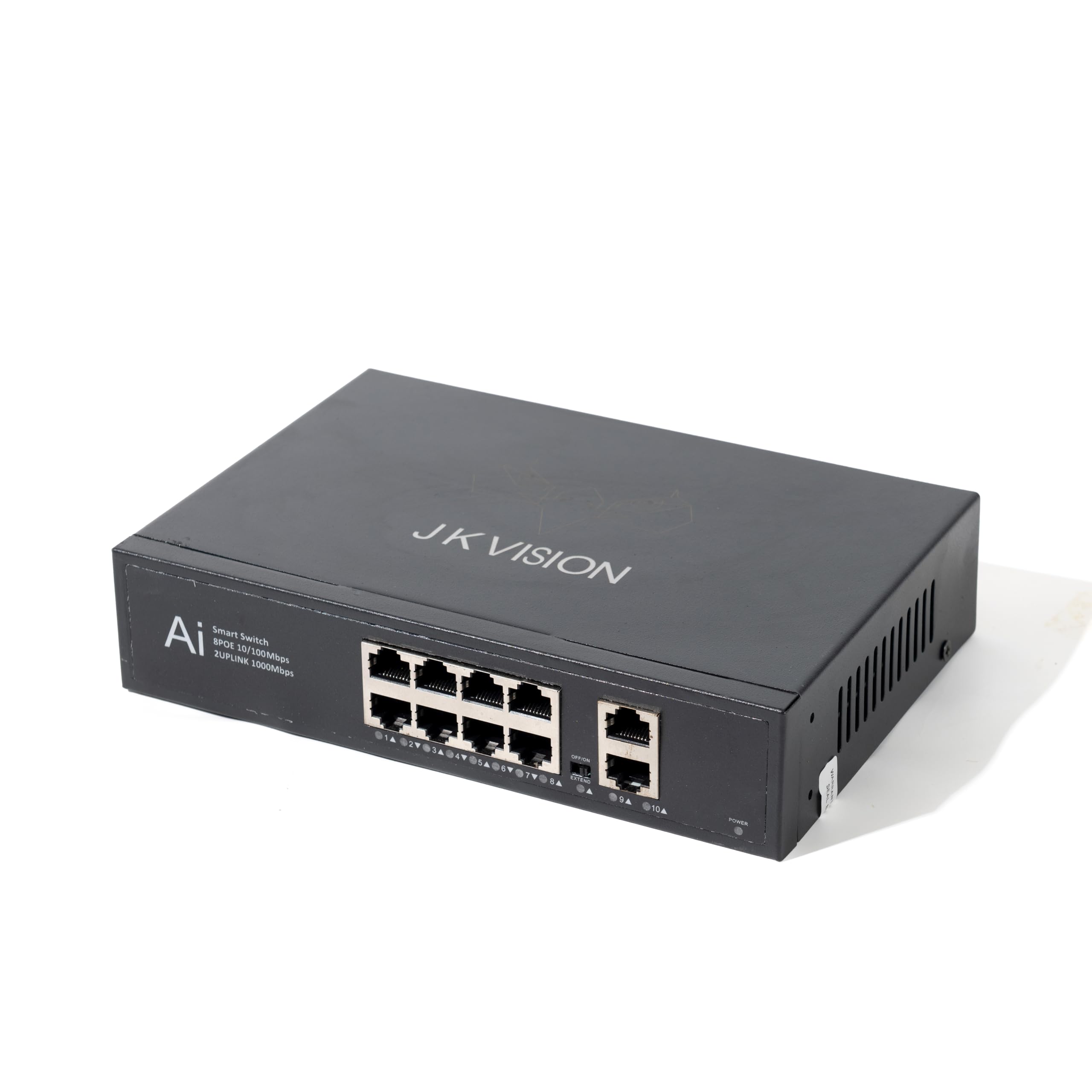 JK Vision 8+2 Gigabit Port Smart Unmanaged PoE Full Ethernet Adapter Switch, 8-Power Link Port 100/1000 and 2-UpLink Port 10/100/1000 MBPS Unmanaged CCTV Networking Switch-image-47