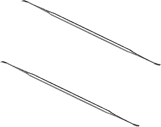 Tooth Scaler - Double Ended Dental Tooth Scaler for Cats or Dogs - Stainless Steel Tarter Removal Tool (2 Pack) by AaronCo