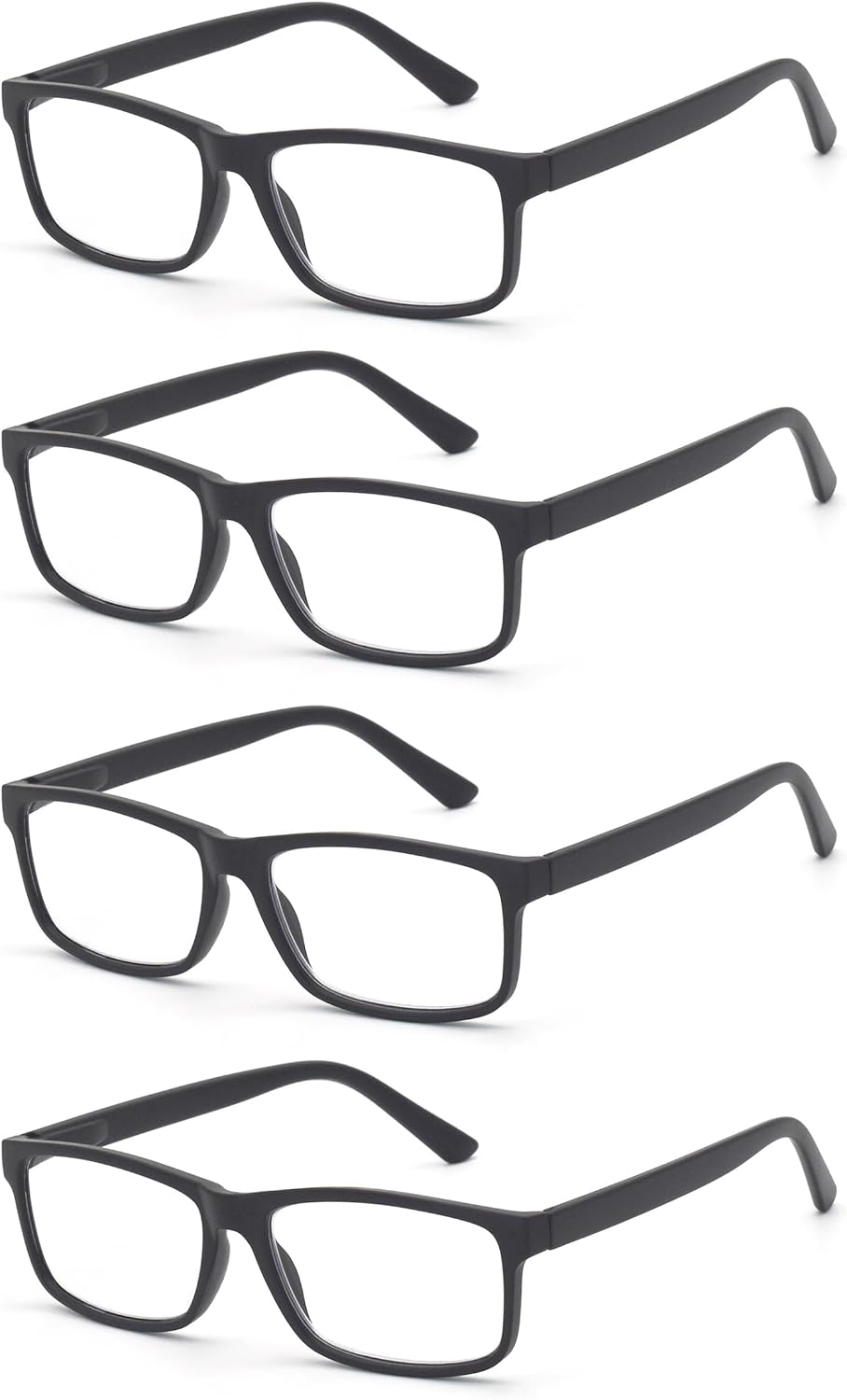 Reading Glasses for Men Large Spring Hinge Readers Blue Light Blocking Computer Eyelgasses