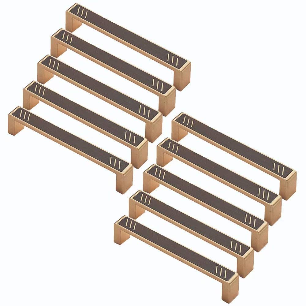 Poignées de porte de placard en alliage de zinc Lot de 10 boutons de tiroir Style C