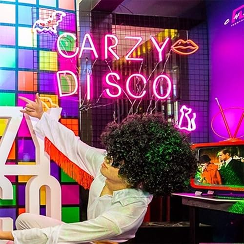 Miniatura 6 de Letras iluminadas de neón letras de marquesina rosadas decoración de pared para Navidad fiesta de cumpleaños bar palabras de día de San Valentín