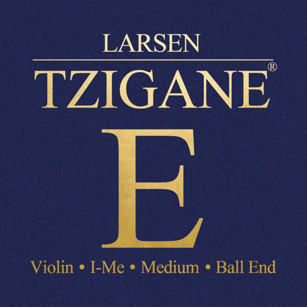 LARSEN STRINGS strings for violin Tzigane E steel carbon steel with ball end medium