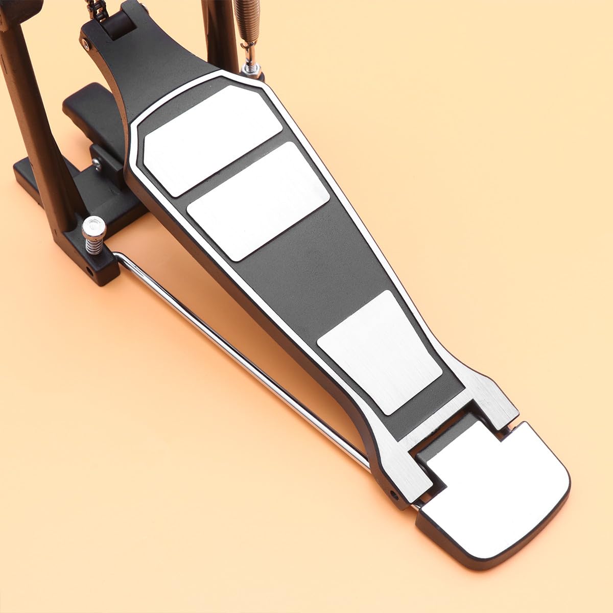 Cabilock Pedal de Batería de Metal Profesional Excelente Sensación al Pisar para Batería Jazz de Percusión, Adecuado para Bateristas Expertos
