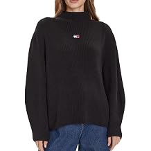 TJW MOCKNECK BADGE SWEATER Kazak Kadın