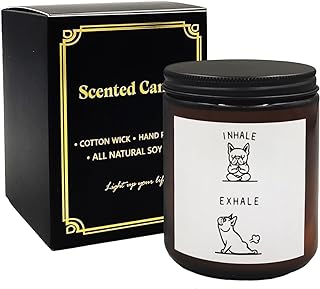 Mancheng-zi French Bulldog Gifts for Women - Scented Candles, Mom Gifts, Dog Candle